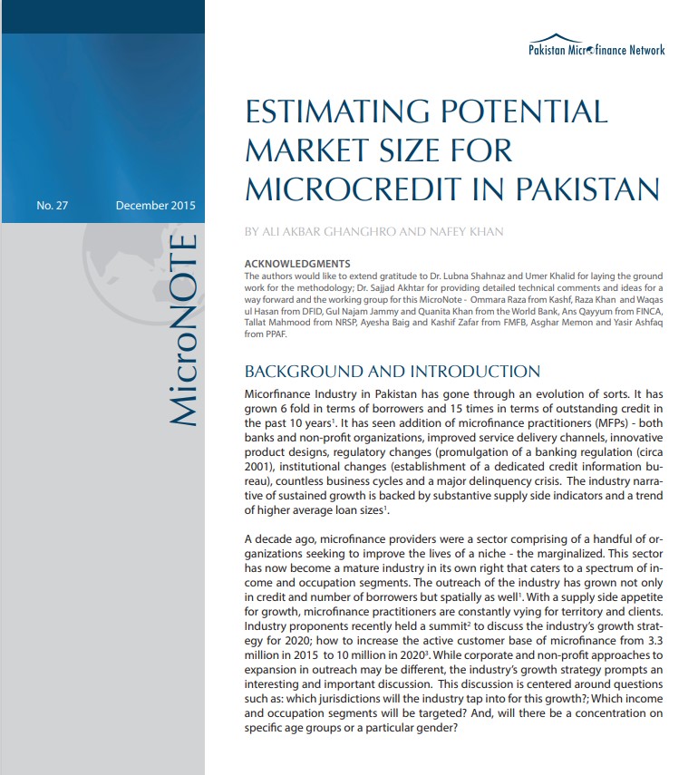 estimating-potential-market-size-for-microcredit-in-pakistan